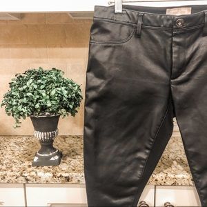 Banana Republic Black Faux leather pants